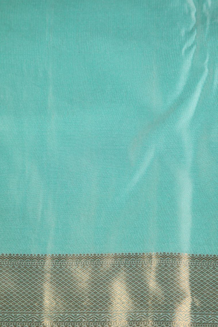 Caramel Brown Apoorva Silk Sarees with Gold Zari Floral Patterns view 3