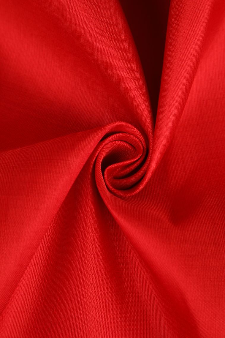 Candy Red Kanchipuram Silk Sarees with Gold Zari Plain view 4