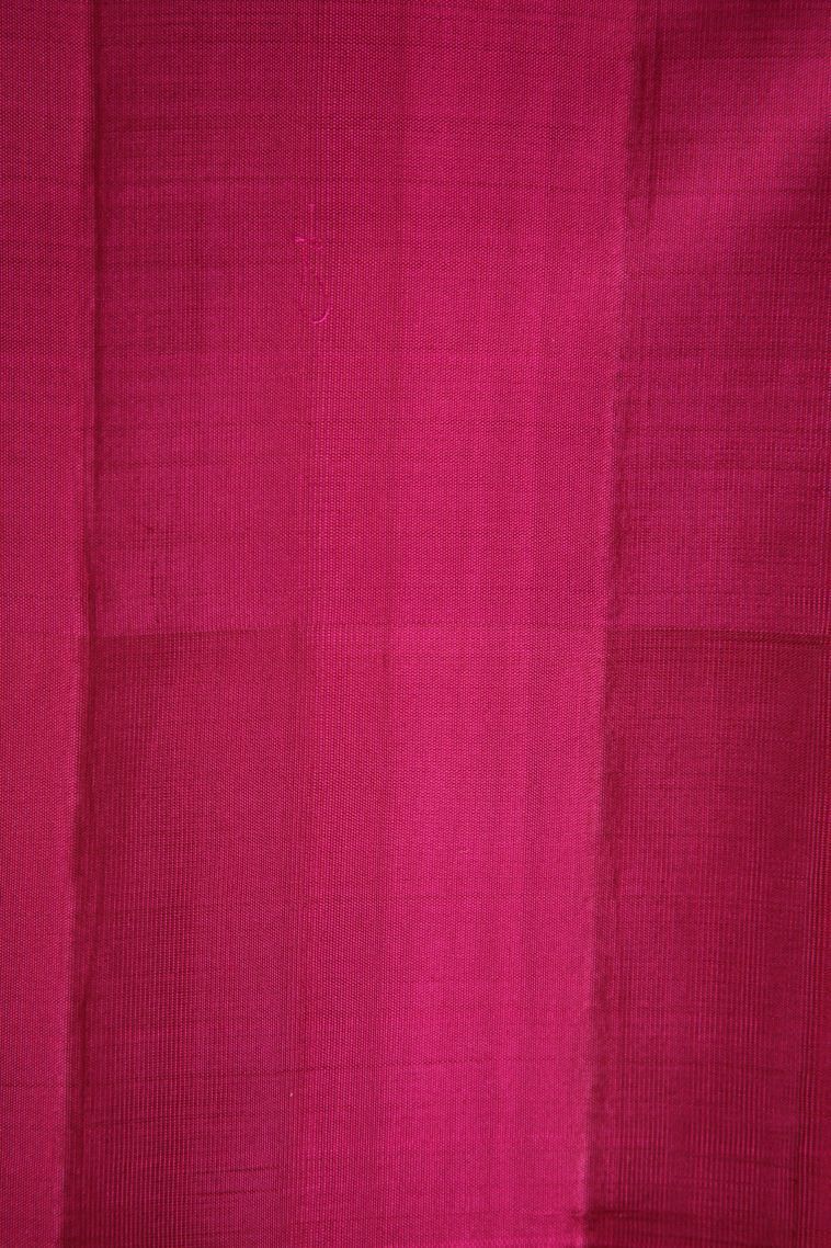 Mahome Red Kanchipuram Silk Sarees with Gold Zari Eliphant Mottif view 3