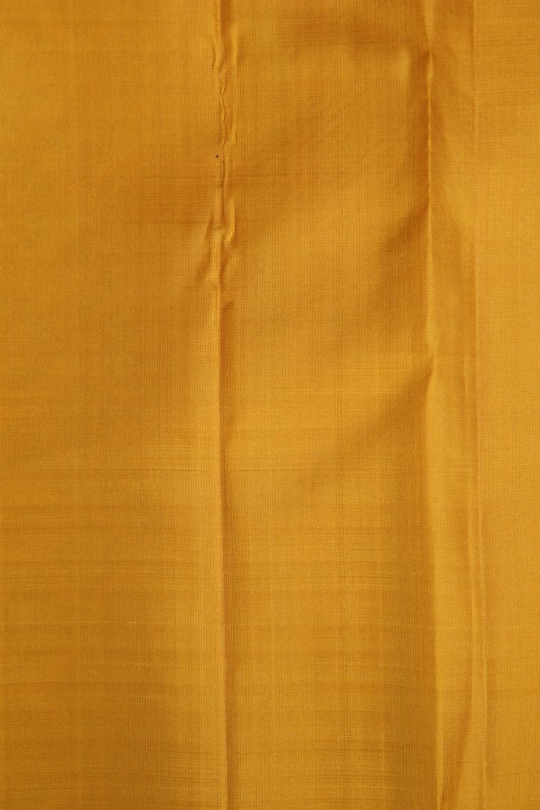 Aegean Blue Soft Silk Saree with Silver Zari Stripes view 3