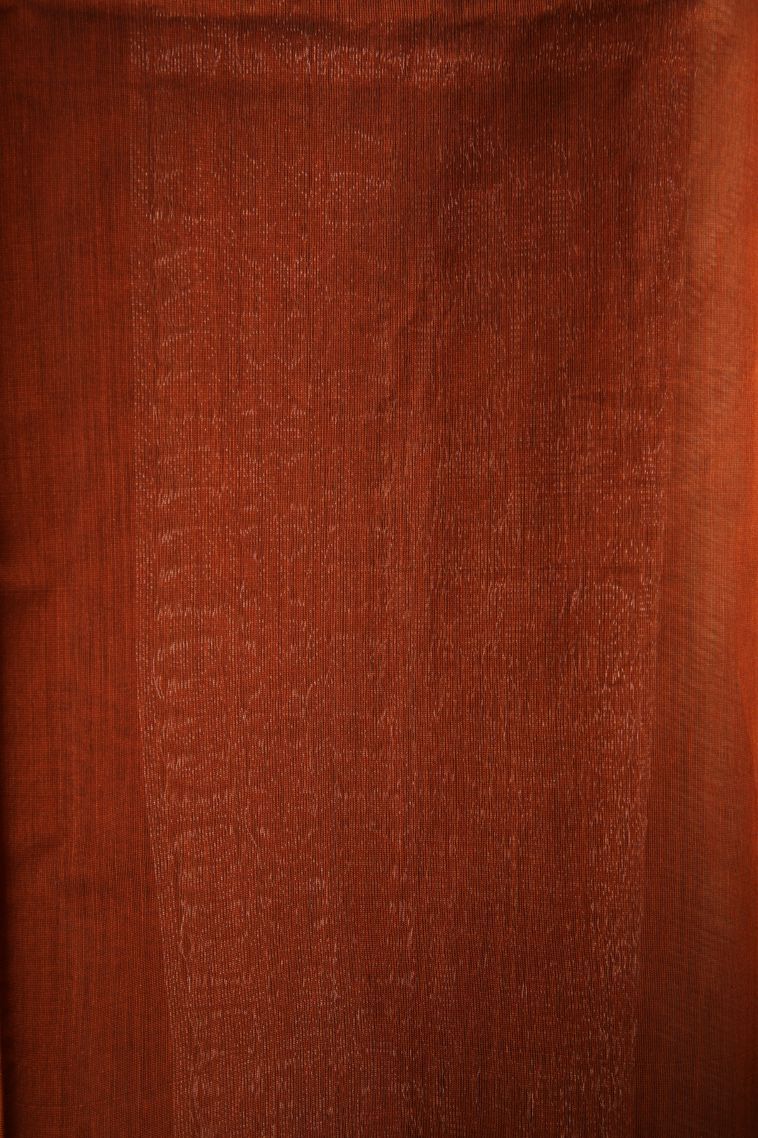 Ocean Blue Silk Cotton Sarees with Silver Zari Checks And Puttas view 3