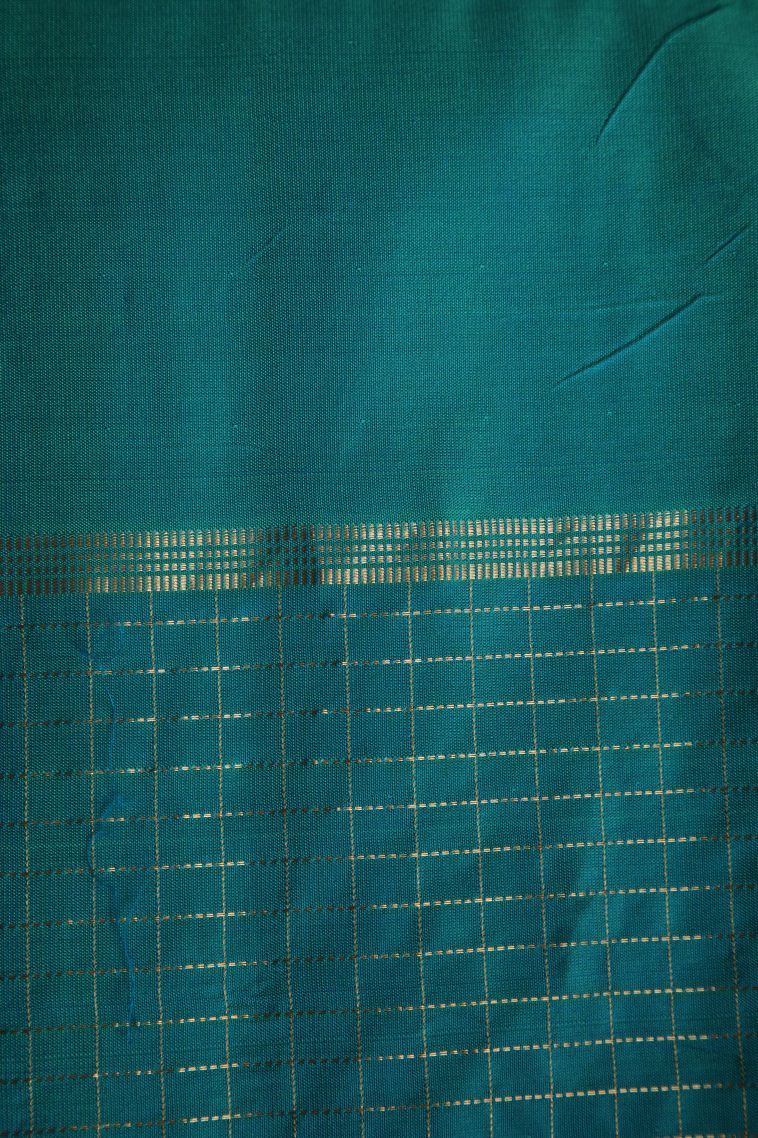 Lean Pink Soft Silk Saree with Gold Zari Buttis (small Dots Or Motifs) view 3