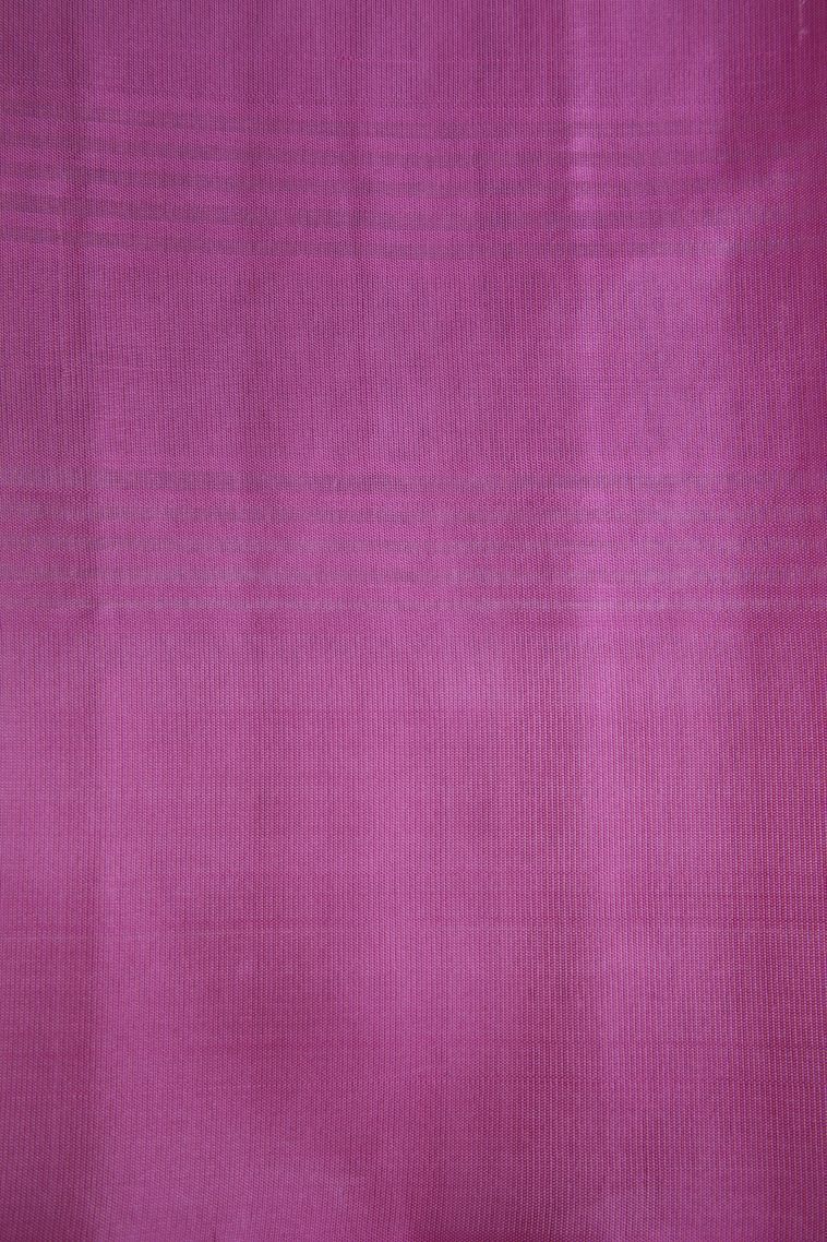 Berry Blue Soft Silk Saree with Gold Zari Animal And Bird Motifs view 3