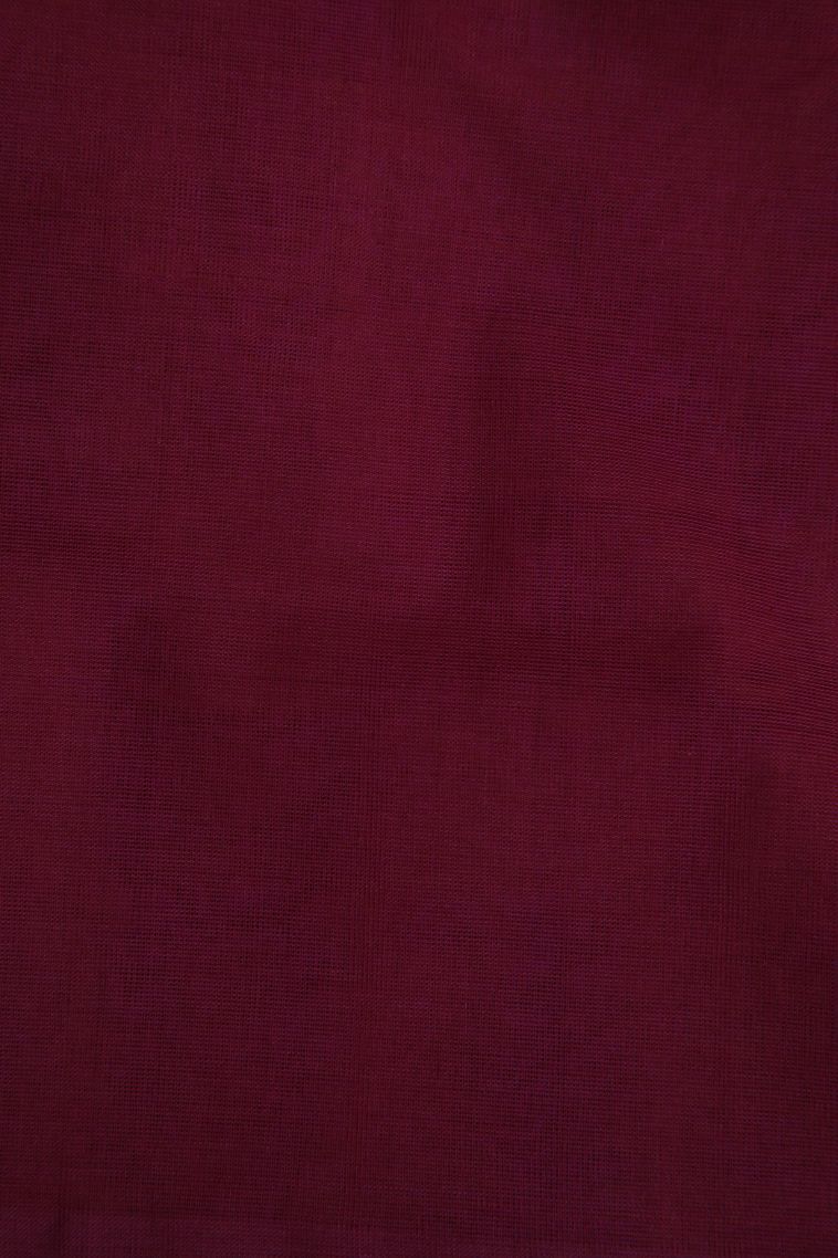 Fuscia Pink Pure Handloom Kovai Cotton with Without Zari Zari Floral Patterns view 3