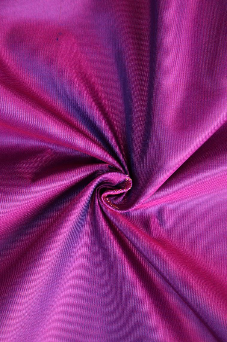 Viola Purple Apoorva Silk Sarees with Copper Zari Floral Puttas view 4