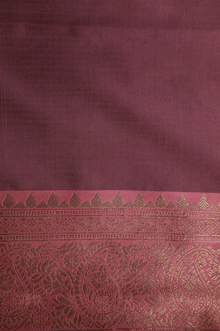 Bottle Green Apoorva Silk Sarees with Gold Zari Kodi Pattern view 3