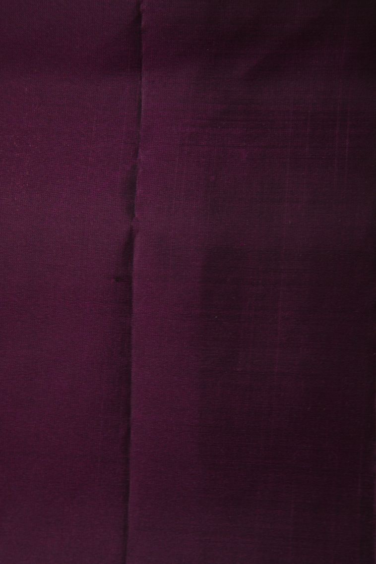 Gray Black Soft Silk Saree with Copper Zari Geometric Shapes view 3