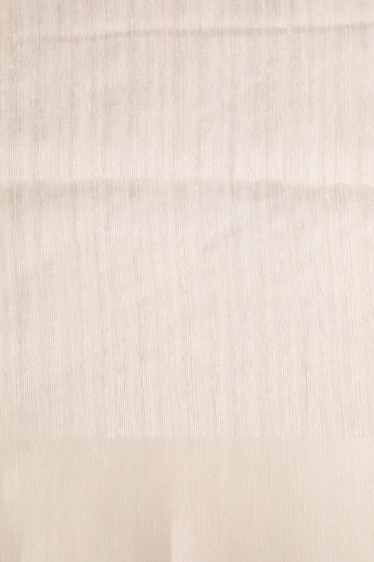 Cotton White Jute Sarees with Without Zari Zari Floral Puttas view 3