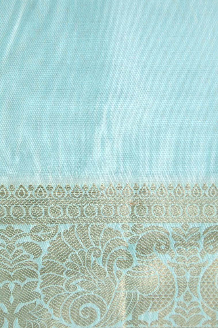 Candy Red Apoorva Silk Sarees with Gold Zari Floral Patterns view 3