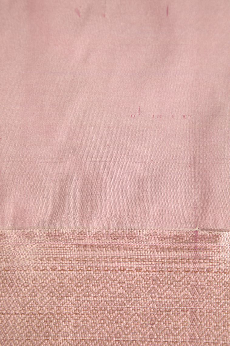 Ocean Blue Apoorva Silk Sarees with Gold Zari Buttis (small Dots Or Motifs) view 3