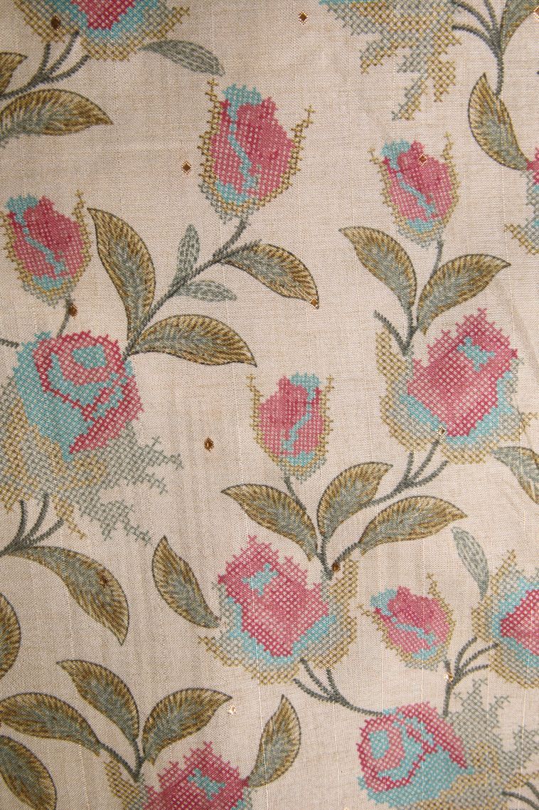 Sky Blue Tussar Saree with Without Zari Zari Mirror Jamiki Puttas view 3