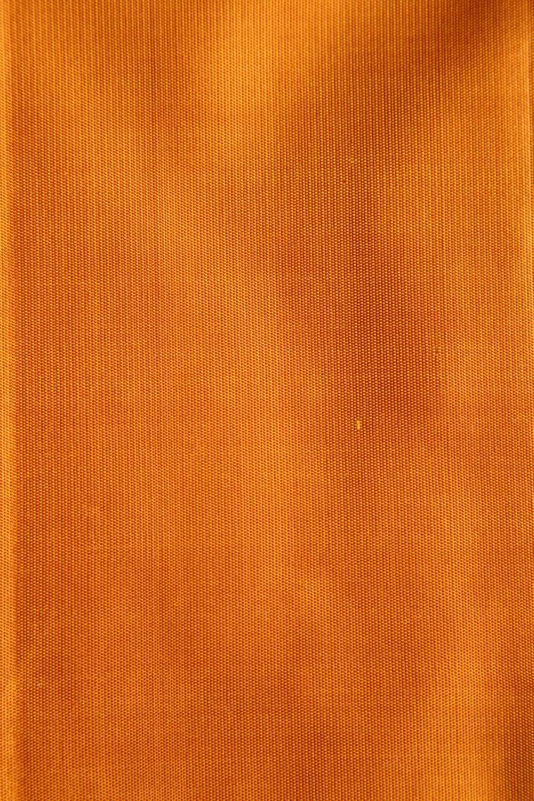 Candy Orange Kanchipuram Silk Sarees with Gold Zari Vaira Oosi view 3